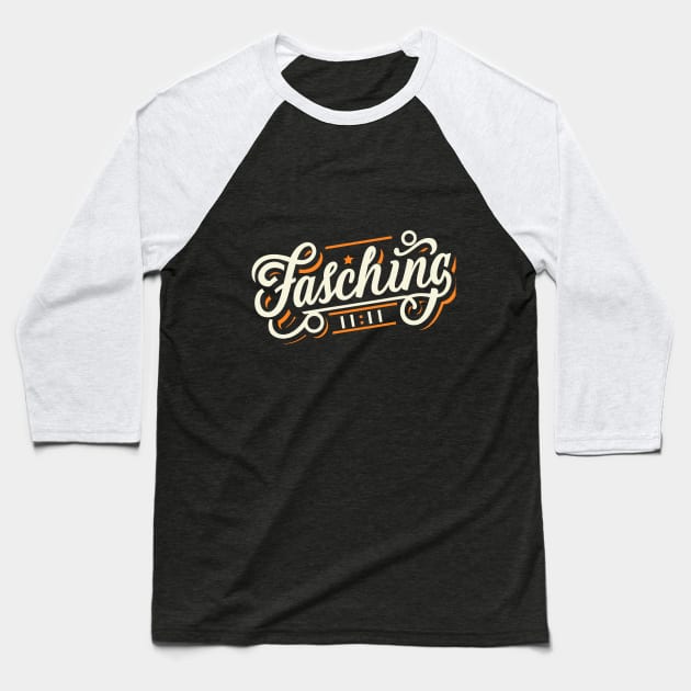 Fasching – November 11 Baseball T-Shirt by irfankokabi